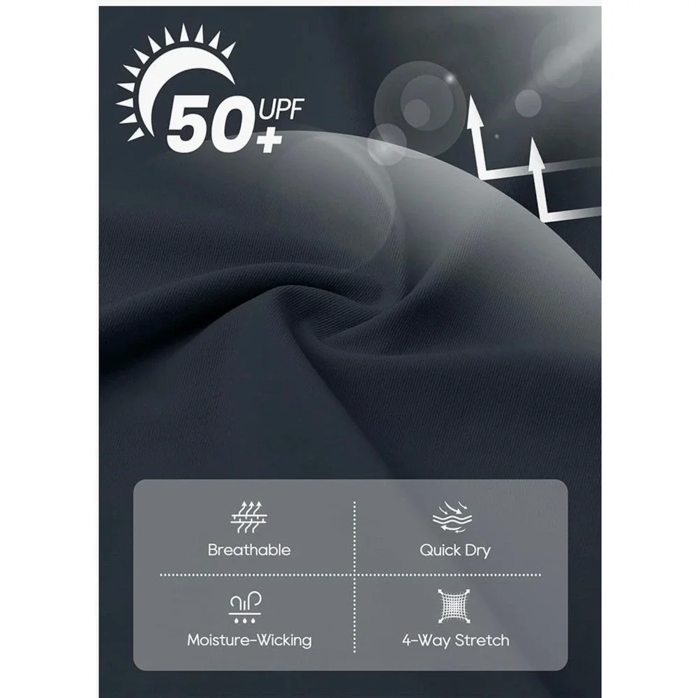 CRZ YOGA Women's UPF 50+ Sports Skirt True Navy Pleated Tennis Skort Size M 8/10 - Picture 10 of 11